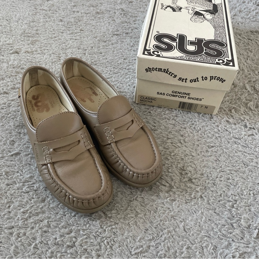 SAS Classic Mocha Penny Loafers
